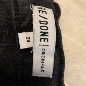 Re/Done Charcoal Denim Jeans